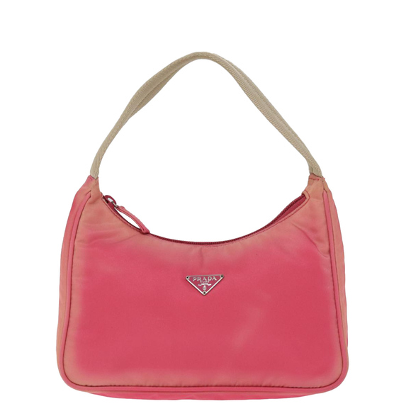 PRADA Hand Bag Nylon Pink Auth 77341 - Picture 13 of 16